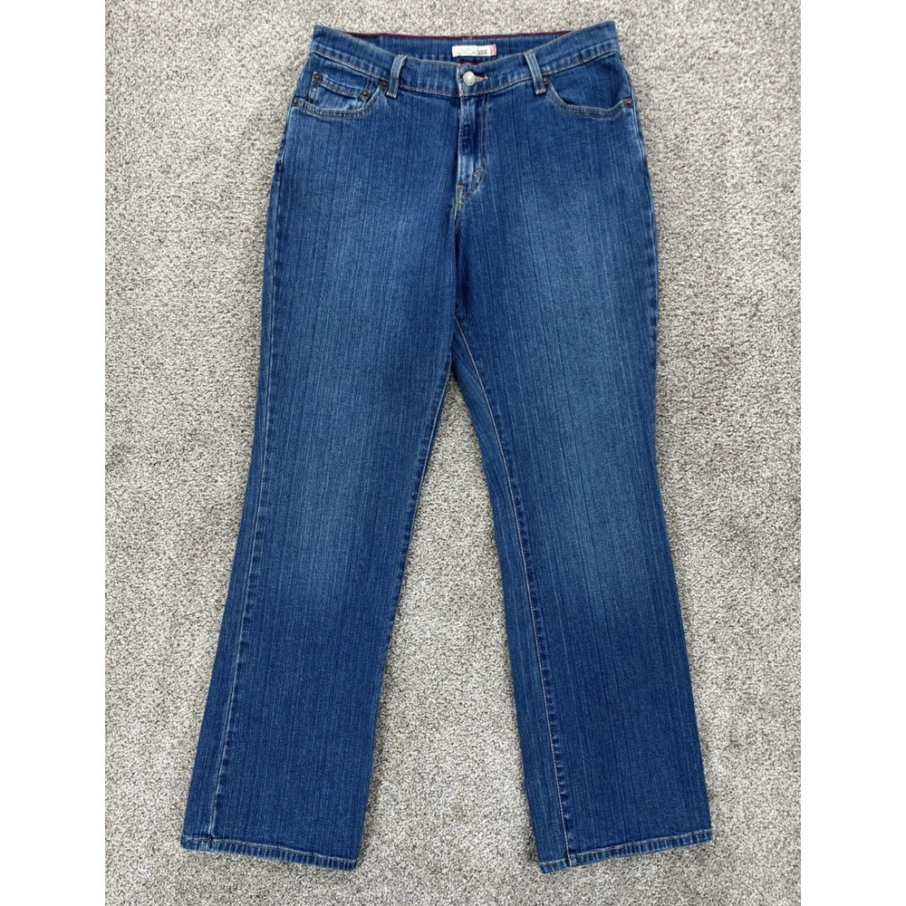 Levi's 550 Jeans Womens 10 Blue Relaxed Bootcut High Rise Organic Cotton Stretch